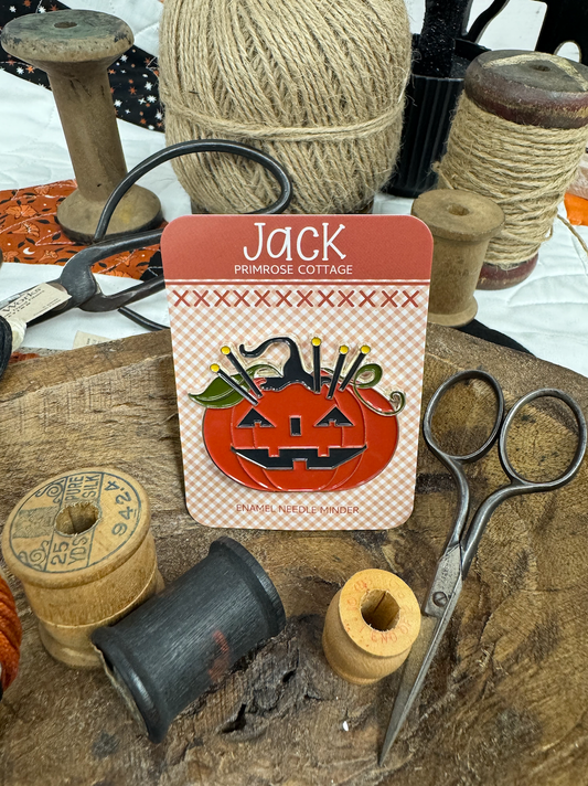 PREORDER Jack Needle Minder - Primrose Cottage Stitches, Needlecraft Patterns, Needlecraft Patterns, The Crafty Grimalkin - A Cross Stitch Store