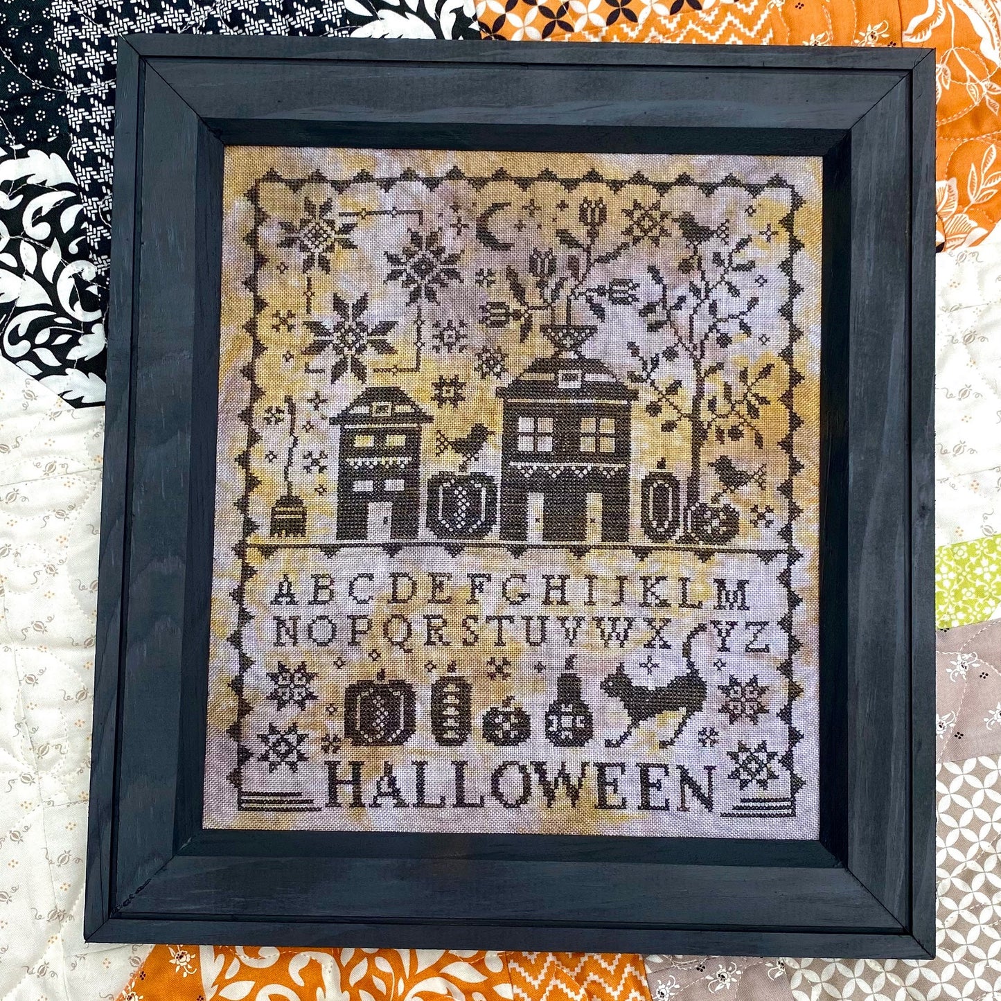 Sampler Holidays: Halloween - Blueberry Ridge Design - Cross Stitch Pattern