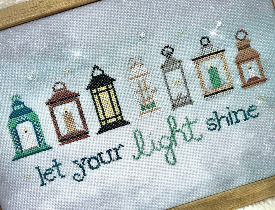 PREORDER Lantern Lights - Sweet Wing Studio - Cross Stitch Pattern, Needlecraft Patterns, Needlecraft Patterns, The Crafty Grimalkin - A Cross Stitch Store