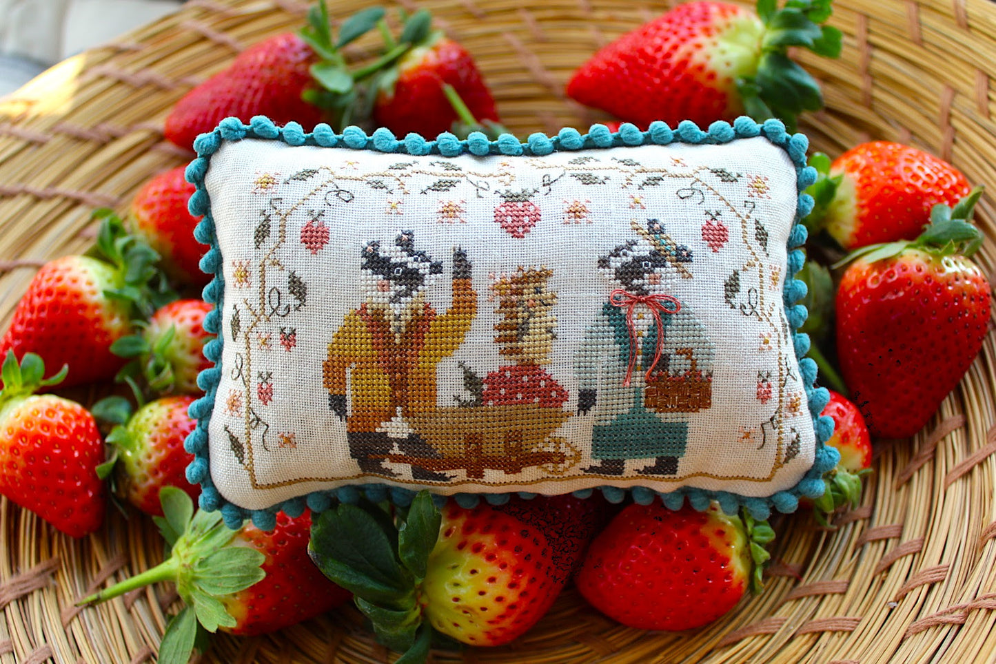 PREORDER Strawberries for Susan - Cosford Rise Stitchery - Cross Stitch Pattern, Needlecraft Patterns, The Crafty Grimalkin - A Cross Stitch Store