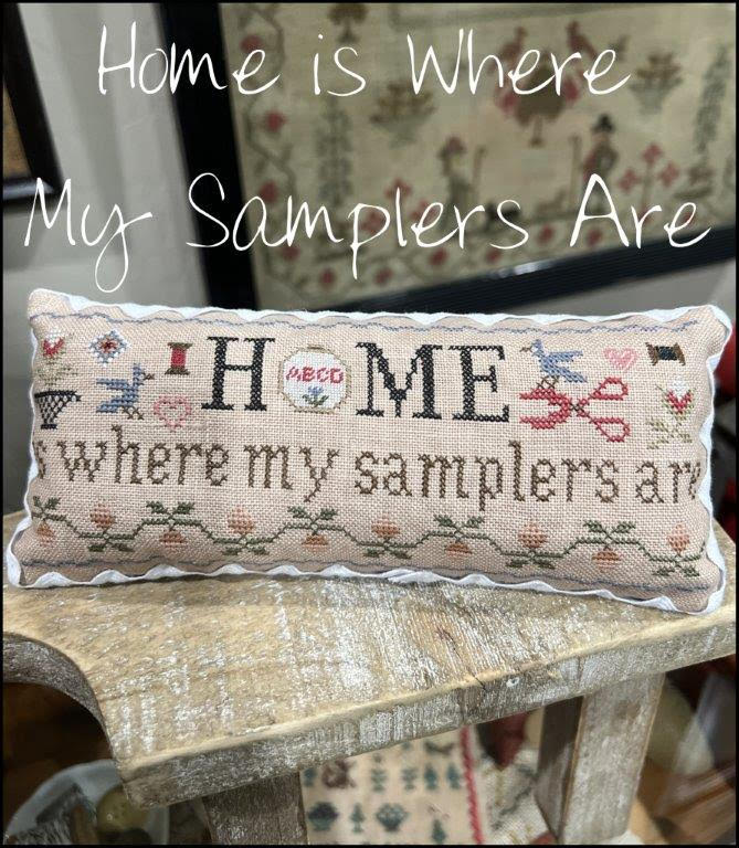 Home is Where My Samplers Are - The Scarlett House - Cross Stitch Pattern