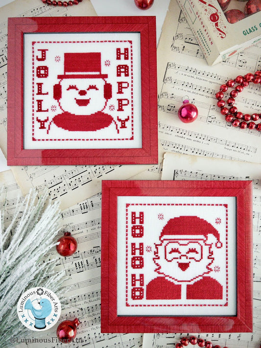 PREORDER A Vintage Little Christmas - Luminous Fiber Arts - Cross Stitch Pattern