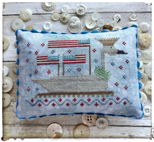 PREORDER Summer Swan - Lucy Beam - Cross Stitch Pattern, Needlecraft Patterns, The Crafty Grimalkin - A Cross Stitch Store