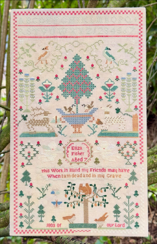 PREORDER Eliza Fisher 1808 - Sambrie Stitches - Cross Stitch Pattern