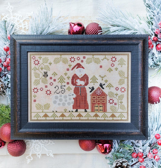 PREORDER Santa and the Woolmakers - Hello From Liz Mathews/Kathy Barrick - Cross Stitch Pattern, Needlecraft Patterns, Needlecraft Patterns, The Crafty Grimalkin - A Cross Stitch Store