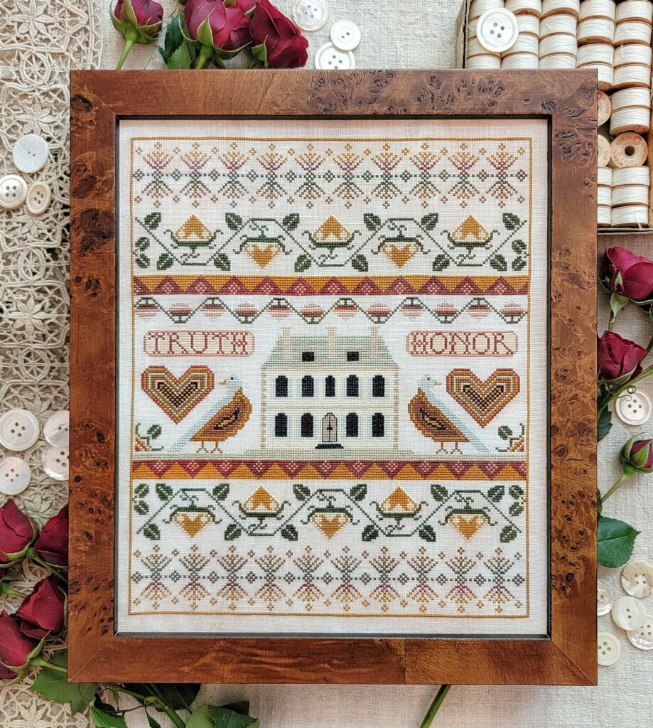 Truth & Honor Sampler - Kathy Barrick - Cross Stitch Pattern