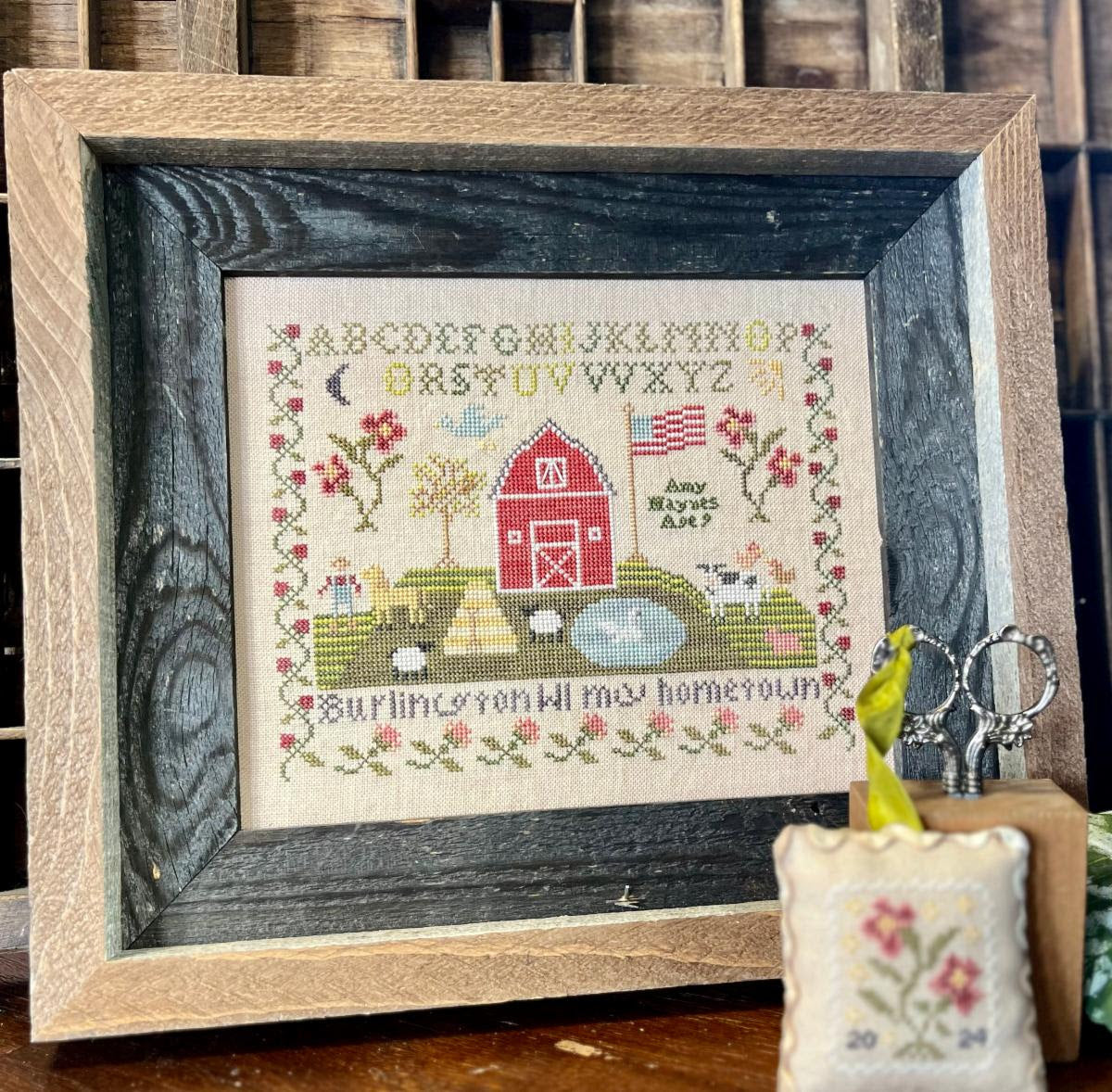 PREORDER My Hometown - Annie Beez - Cross Stitch Pattern, Needlecraft Patterns, The Crafty Grimalkin - A Cross Stitch Store