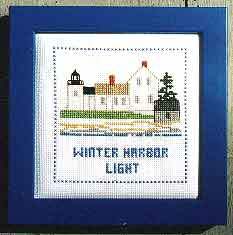 Winter Harbor Light - Sequin Designs Cross Stitch Pattern