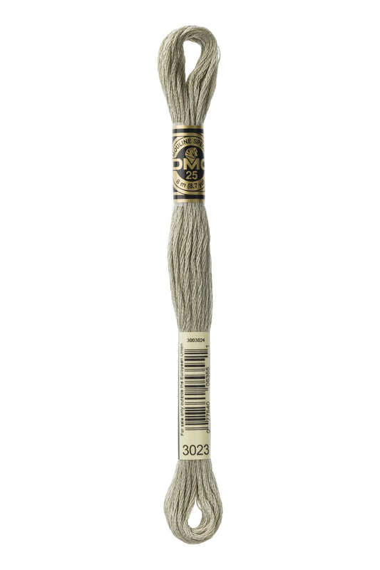 DMC 3022 - Brown Gray - Medium - DMC 6 Strand Embroidery Thread, Thread & Floss, Thread & Floss, The Crafty Grimalkin - A Cross Stitch Store