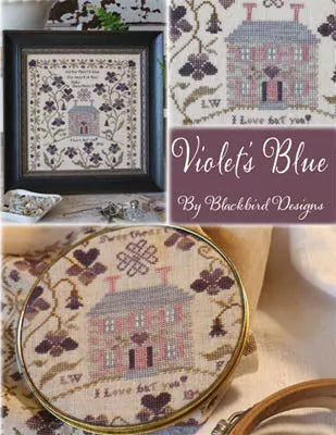 Violet's Blue - Blackbird Designs - Cross Stitch Pattern, Needlecraft Patterns, Needlecraft Patterns, The Crafty Grimalkin - A Cross Stitch Store