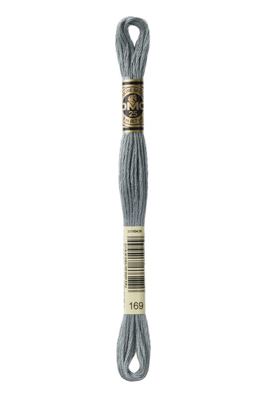 DMC 169 - Pewter Gray - DMC 6 Strand Embroidery Thread, Thread & Floss, Thread & Floss, The Crafty Grimalkin - A Cross Stitch Store