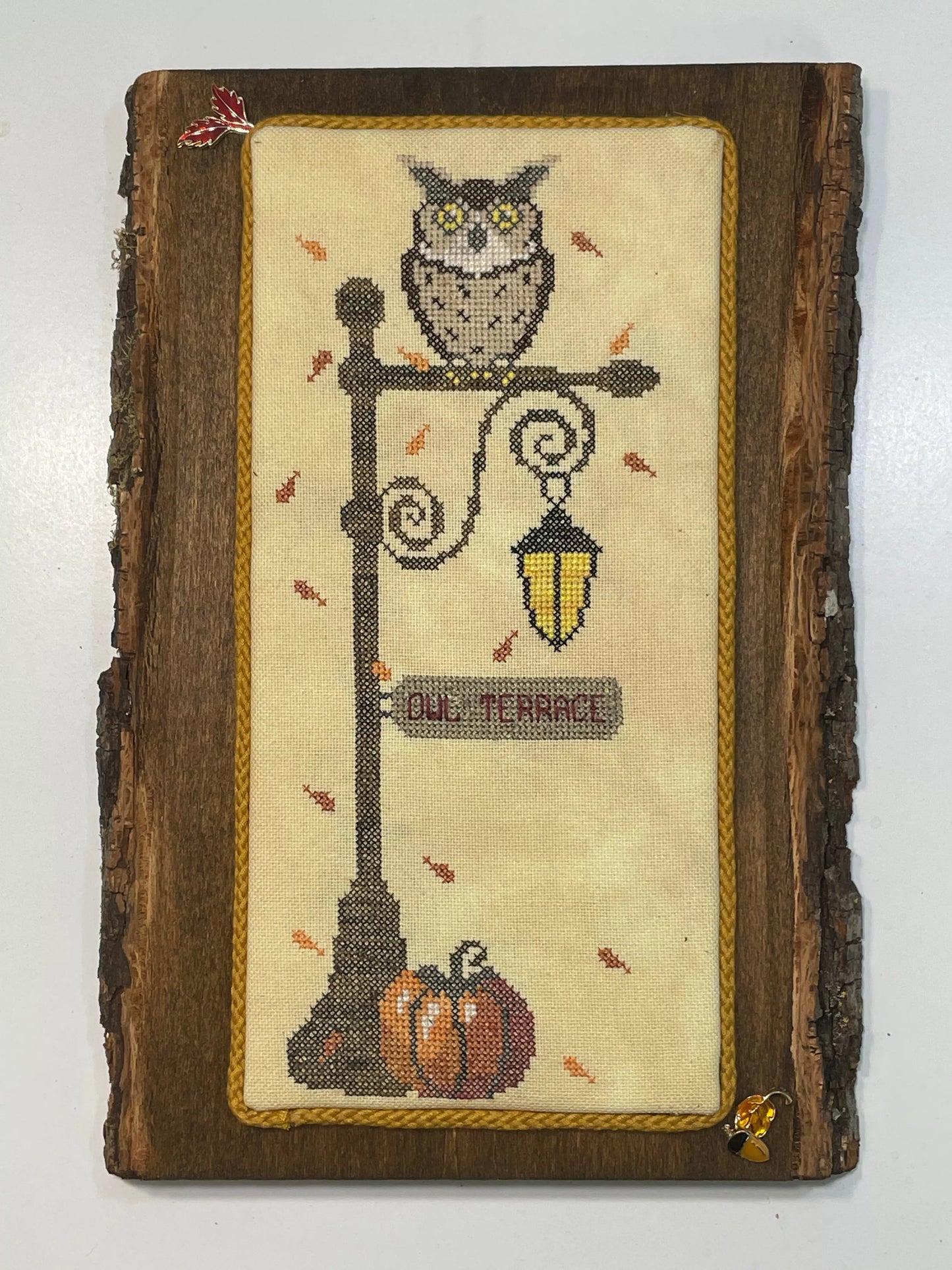 Owl Terrace - Barefoot Needleart - Cross Stitch Pattern, Needlecraft Patterns, The Crafty Grimalkin - A Cross Stitch Store