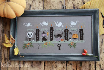 Halloween Week - Madame Chantilly - Cross Stitch Pattern, Needlecraft Patterns, Needlecraft Patterns, The Crafty Grimalkin - A Cross Stitch Store