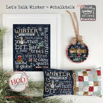 Let's Talk Winter - Hands on Design - Cross Stitch Pattern, Needlecraft Patterns, Needlecraft Patterns, The Crafty Grimalkin - A Cross Stitch Store