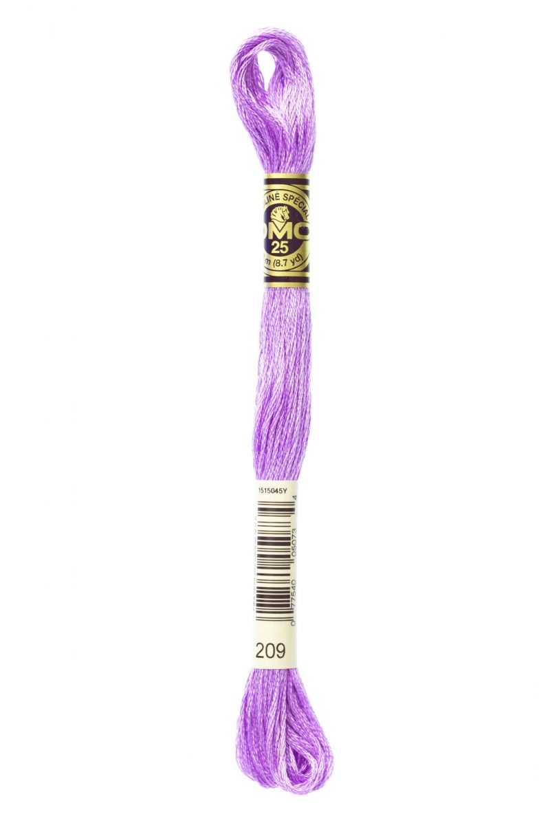 DMC 209 - Lavender - Dark - DMC 6 Strand Embroidery Thread, Thread & Floss, Thread & Floss, The Crafty Grimalkin - A Cross Stitch Store