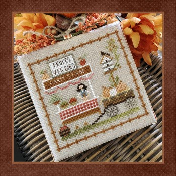 Farm Fresh - Fall on the Farm #1 - Little House Needleworks - Cross Stitch Pattern, Needlecraft Patterns, Needlecraft Patterns, The Crafty Grimalkin - A Cross Stitch Store