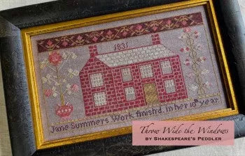 Throw Wide the Windows - Shakespeare's Peddler - Cross Stitch Pattern, Needlecraft Patterns, Needlecraft Patterns, The Crafty Grimalkin - A Cross Stitch Store