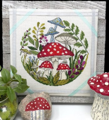 Mushroom Forest - Tiny Modernist - Cross Stitch Pattern, Needlecraft Patterns, Needlecraft Patterns, The Crafty Grimalkin - A Cross Stitch Store