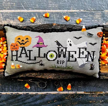 When I think of Halloween - Puntini Puntini - Cross Stitch Pattern, Needlecraft Patterns, Needlecraft Patterns, The Crafty Grimalkin - A Cross Stitch Store