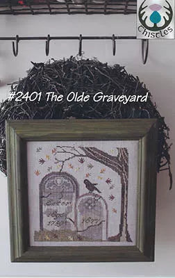 The Olde Graveyard - Thistles - Cross Stitch Pattern, Needlecraft Patterns, The Crafty Grimalkin - A Cross Stitch Store