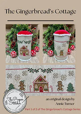 Gingerbread's Cottage - The Proper Stitcher - Cross Stitch Pattern, Needlecraft Patterns, The Crafty Grimalkin - A Cross Stitch Store