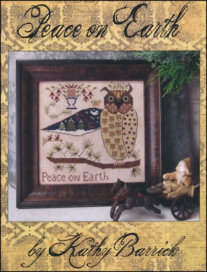 Peace on Earth - Kathy Barrick - Cross Stitch Design, Needlecraft Patterns, Needlecraft Patterns, The Crafty Grimalkin - A Cross Stitch Store