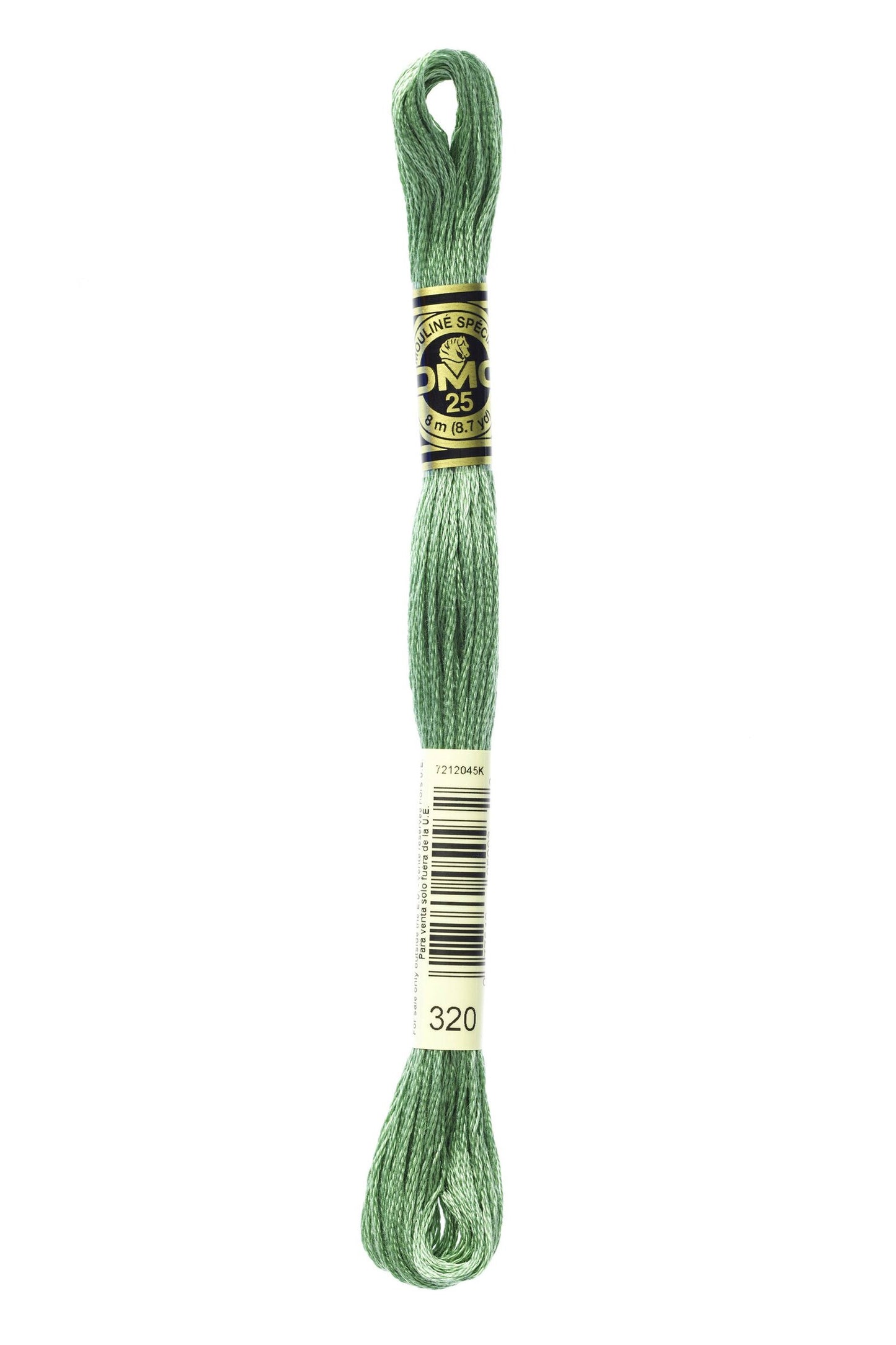 DMC 320 - Pistachio Green - Medium - DMC 6 Strand Embroidery Thread, Thread & Floss, Thread & Floss, The Crafty Grimalkin - A Cross Stitch Store