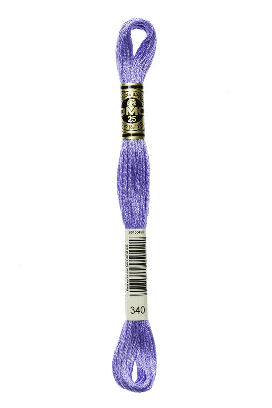 DMC 340 - Blue Violet - Medium - DMC 6 Strand Embroidery Thread, Thread & Floss, Thread & Floss, The Crafty Grimalkin - A Cross Stitch Store