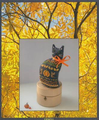 3D Autumn Cat - Cotton Pixels - Cross Stitch Pattern, Needlecraft Patterns, Needlecraft Patterns, The Crafty Grimalkin - A Cross Stitch Store