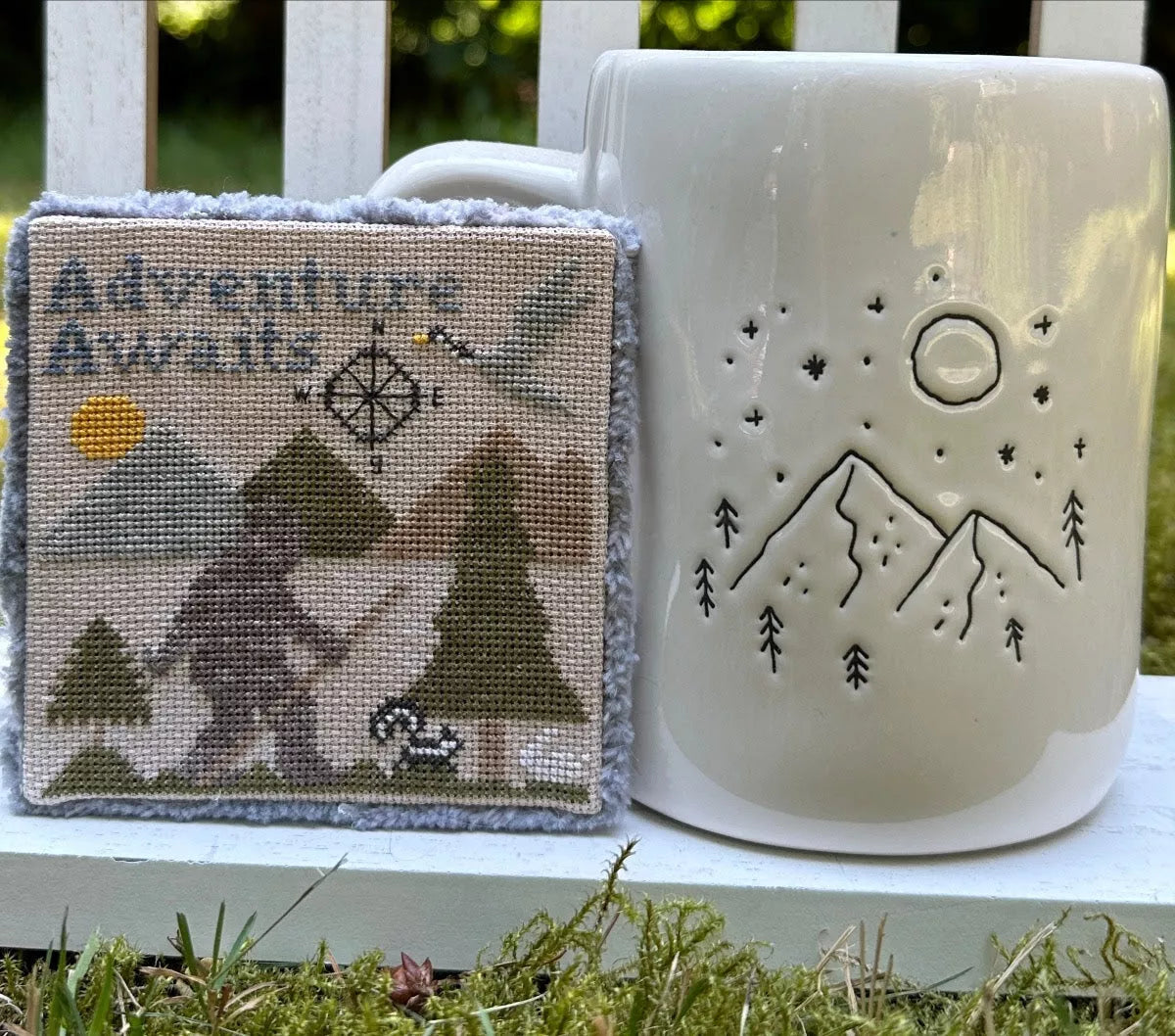 Adventure Awaits - Sambrie Stitches - Cross Stitch Pattern, Needlecraft Patterns, The Crafty Grimalkin - A Cross Stitch Store