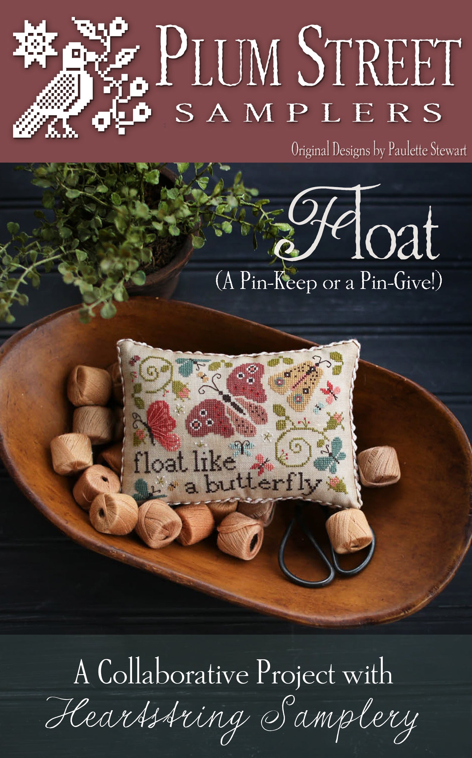 Float - Plum Street Samplers - Cross Stitch Pattern, Needlecraft Patterns, The Crafty Grimalkin - A Cross Stitch Store