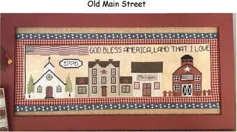 Old Main Street - Mani di Dona - Cross Stitch Pattern, Needlecraft Patterns, The Crafty Grimalkin - A Cross Stitch Store