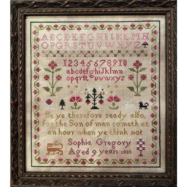 Sophia Gregory 1835 - The Scarlett House - Cross Stitch Pattern, The Crafty Grimalkin - A Cross Stitch Store