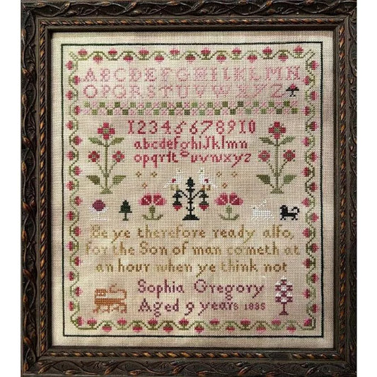 Sophia Gregory 1835 - The Scarlett House - Cross Stitch Pattern, The Crafty Grimalkin - A Cross Stitch Store