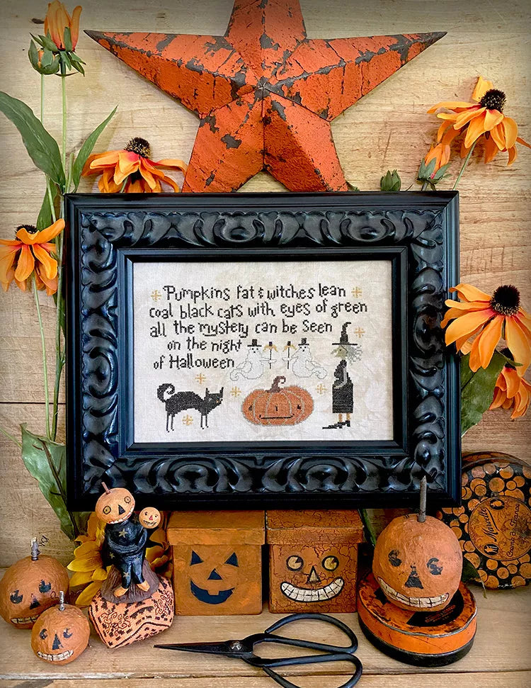 Hello Halloween Book - Teresa Kogut - Cross Stitch Pattern, Needlecraft Patterns, The Crafty Grimalkin - A Cross Stitch Store