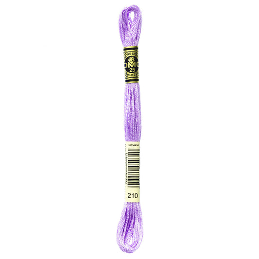 DMC 210 - Lavender - Medium - DMC 6 Strand Embroidery Thread, Thread & Floss, Thread & Floss, The Crafty Grimalkin - A Cross Stitch Store