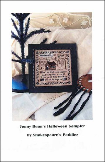 Jenny Bean's Halloween Sampler By Shakespeare's Peddler - Cross Stitch Pattern, Needlecraft Patterns, Needlecraft Patterns, The Crafty Grimalkin - A Cross Stitch Store