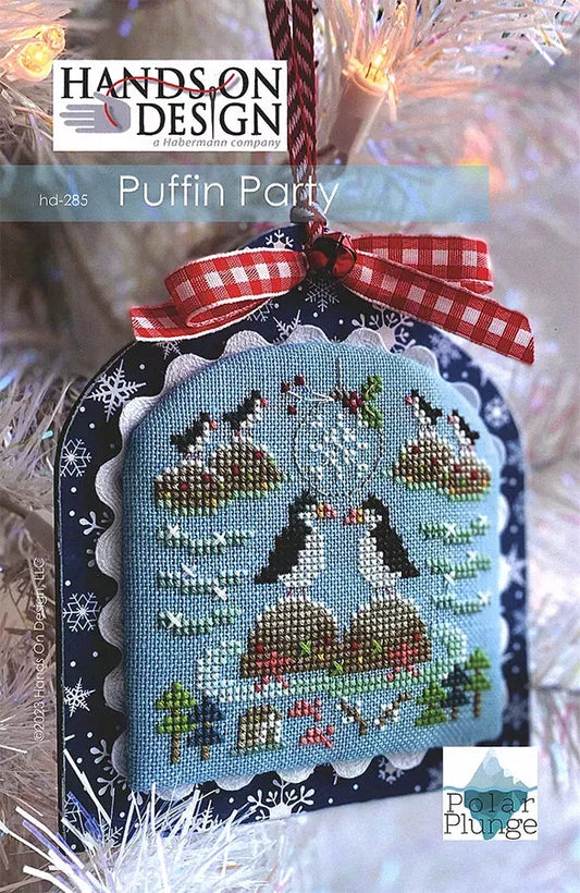 Puffin Party - Hands on Design - Cross Stitch, Needlecraft Patterns, Needlecraft Patterns, The Crafty Grimalkin - A Cross Stitch Store