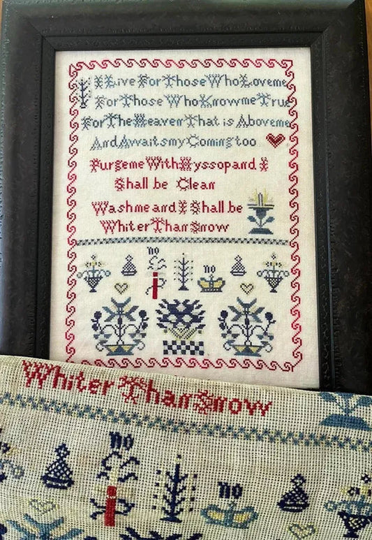 Whiter than Snow - Running With Needles & Scissors - Cross Stitch Pattern, Needlecraft Patterns, The Crafty Grimalkin - A Cross Stitch Store