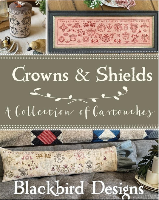 Crowns and Shields -Blackbird Designs - Cross Stitch Pattern Book, The Crafty Grimalkin - A Cross Stitch Store