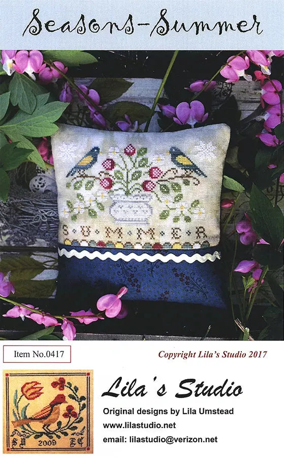 Seasons Summer - Lila's Studio - Cross Stitch Pattern, Needlecraft Patterns, Needlecraft Patterns, The Crafty Grimalkin - A Cross Stitch Store