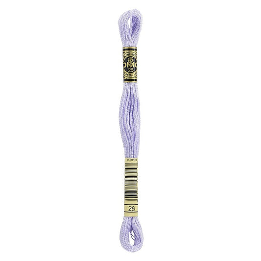 DMC 26 - Lavender - Pale - DMC 6 Strand Embroidery Thread, Thread & Floss, Thread & Floss, The Crafty Grimalkin - A Cross Stitch Store