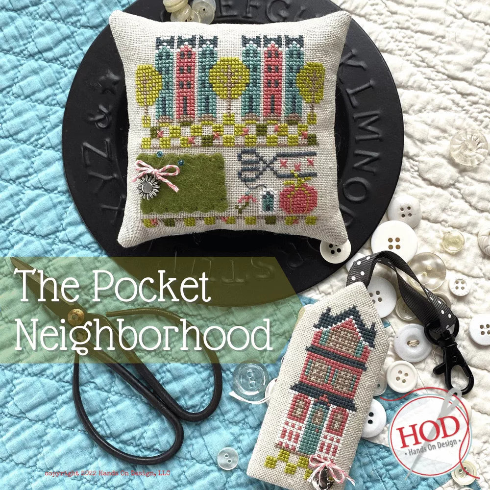 The Pocket Neighborhood - Hands on Design - Cross Stitch, Needlecraft Patterns, Needlecraft Patterns, The Crafty Grimalkin - A Cross Stitch Store