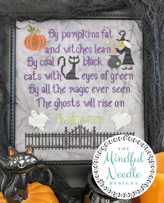 PRE-ORDER - Ghosts Will Rise - Mindful Needle - Cross Stitch Pattern, Needlecraft Patterns, The Crafty Grimalkin - A Cross Stitch Store