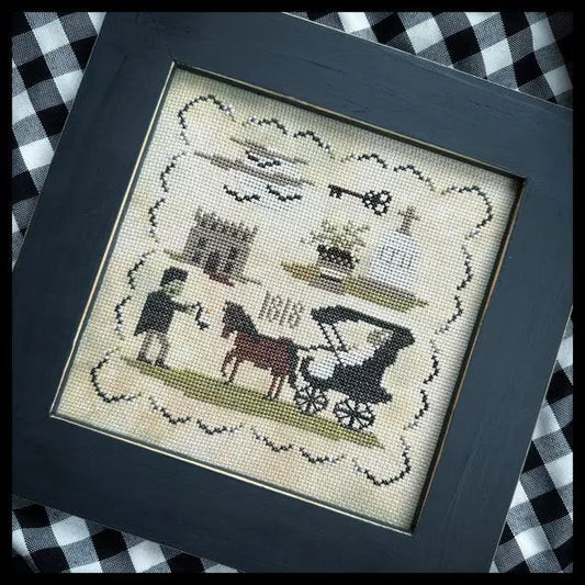 PRE-ORDER - Moonlight Serenade - Finally a Farmgirl - Cross Stitch Pattern, Needlecraft Patterns, The Crafty Grimalkin - A Cross Stitch Store