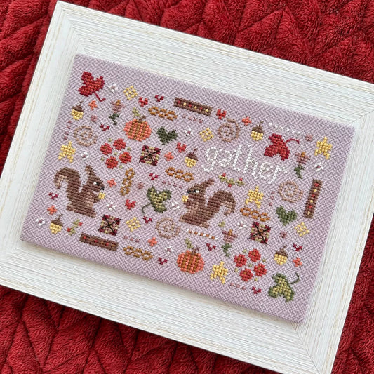 PRE-ORDER -  A Little Autumn - Sweet Wing Studio - Cross Stitch Pattern, Needlecraft Patterns, Needlecraft Patterns, The Crafty Grimalkin - A Cross Stitch Store