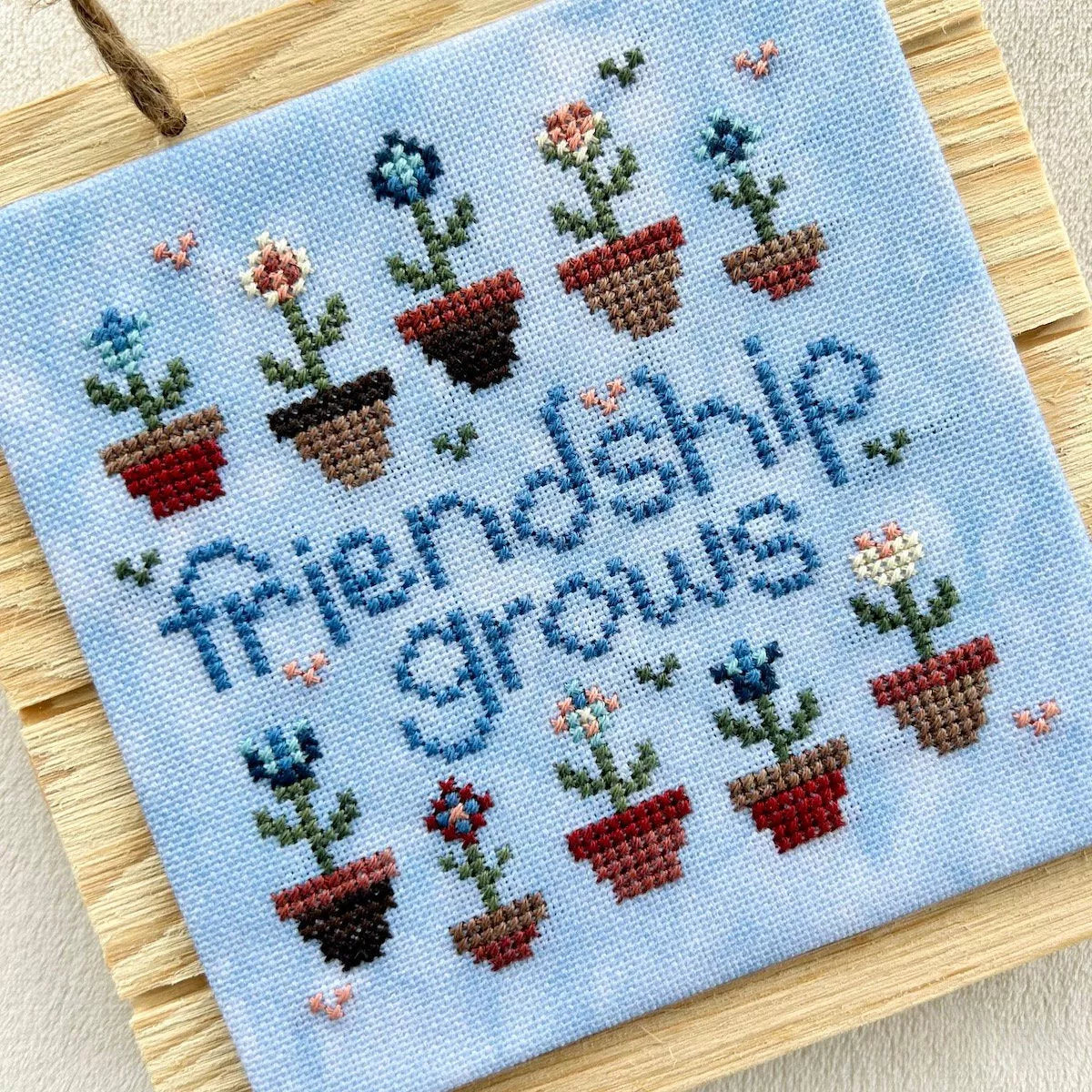 PRE-ORDER - Friendship Grows - Sweet Wing Studio - Cross Stitch Pattern, Needlecraft Patterns, Needlecraft Patterns, The Crafty Grimalkin - A Cross Stitch Store