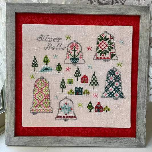 PRE-ORDER - Silver Bells - Jan Hicks Creates - Cross Stitch Pattern, Needlecraft Patterns, The Crafty Grimalkin - A Cross Stitch Store