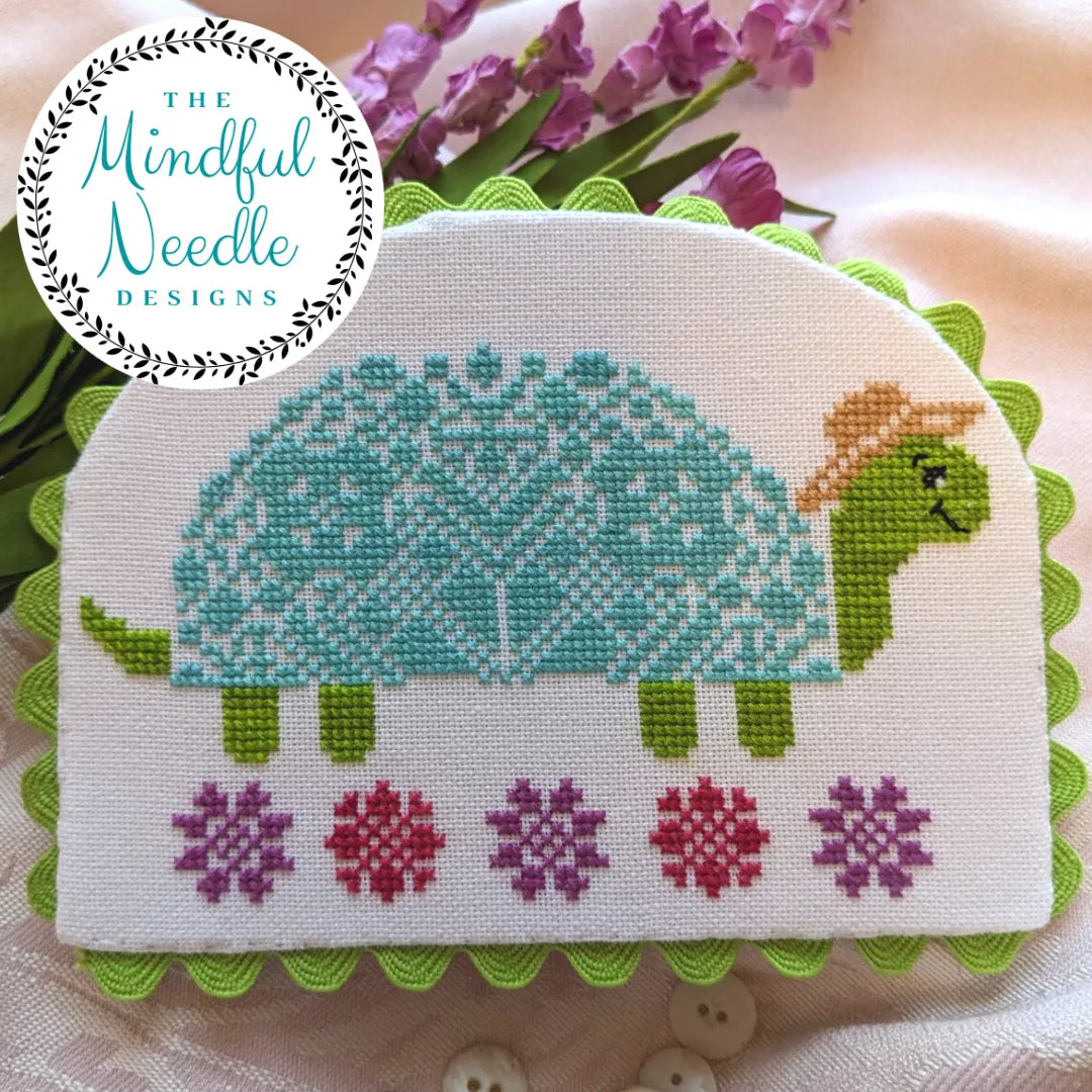 Quaker Turtle - Mindful Needle - Cross Stitch Pattern, Needlecraft Patterns, The Crafty Grimalkin - A Cross Stitch Store