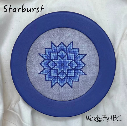 PRE-ORDER - Starburst - Works by ABC - Cross Stitch Pattern, Needlecraft Patterns, The Crafty Grimalkin - A Cross Stitch Store